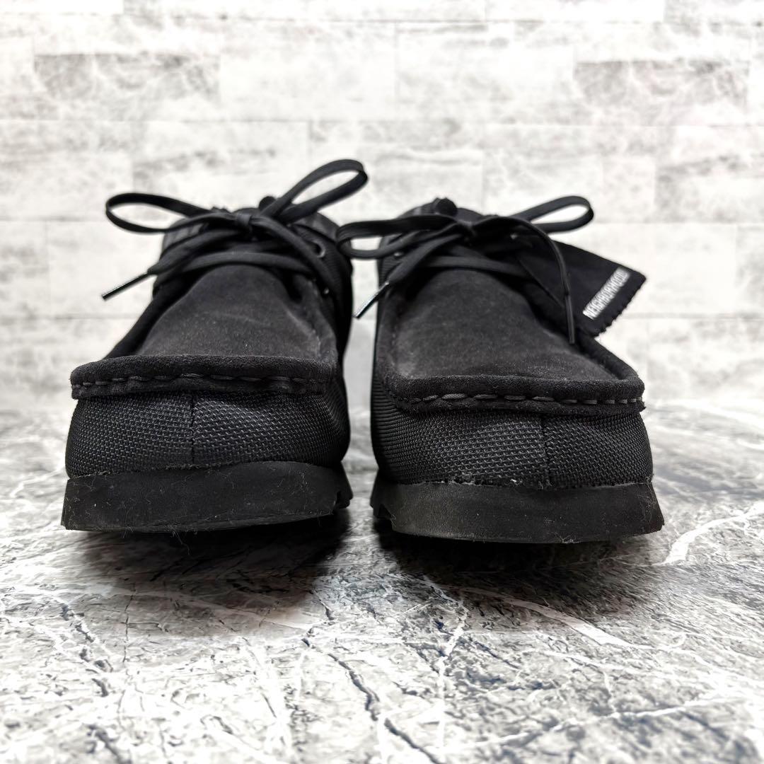 美品 クラークス ネイバーフッド ワラビー ゴアテックス 28 ブラック コラボ