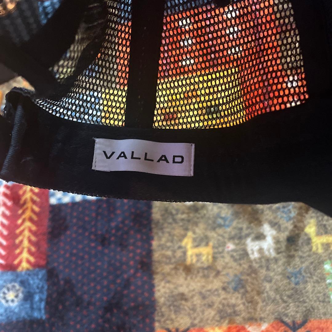 VALLAD ブラック メッシュキャップ