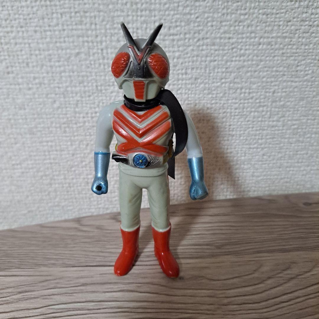 ソフビ　仮面ライダーX　ポピー　ミドルサイズ