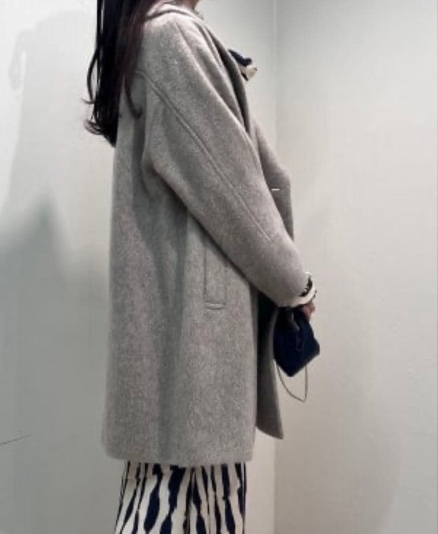 【23AW/美品】6.1万デミルクスビームス シャギーショールカラーコート