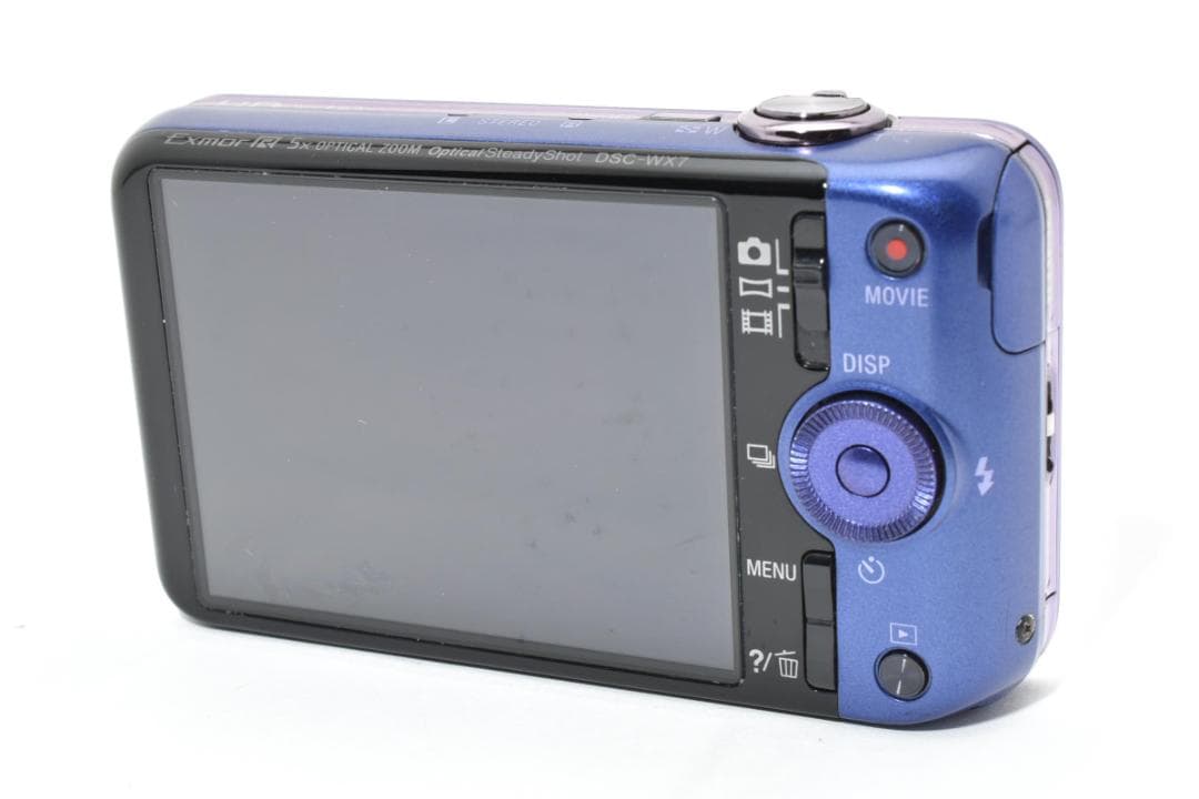 【動作品】Sony サイバーショットDSC-WX7 パープル デジタルカメラ