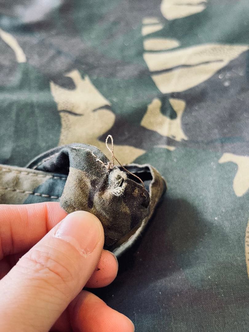 ブッシュクラフトスペイン　限定迷彩柄　オイルスキンタープ