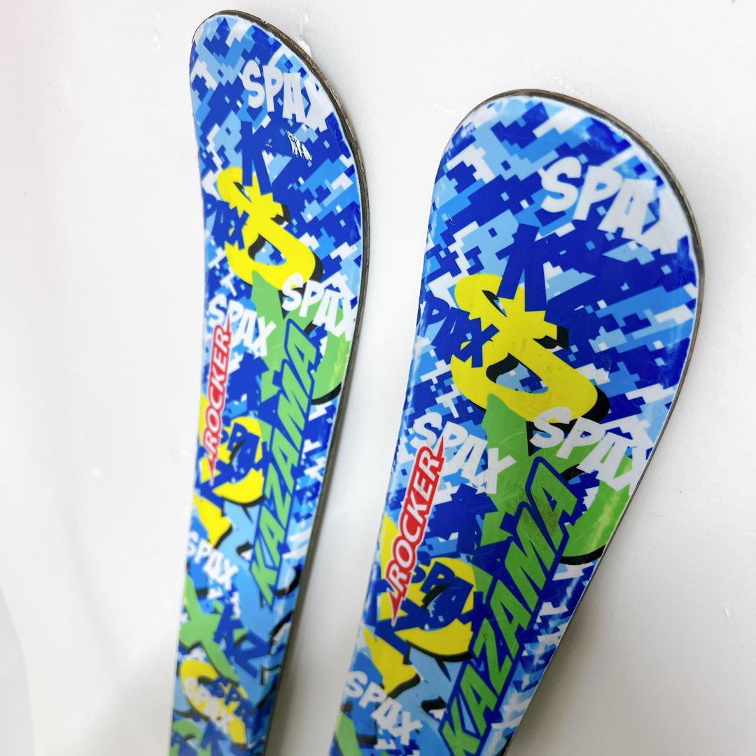 【良品✨送料無料】KAZAMA キッズスキー4点セット 男子 男の子 ブルー