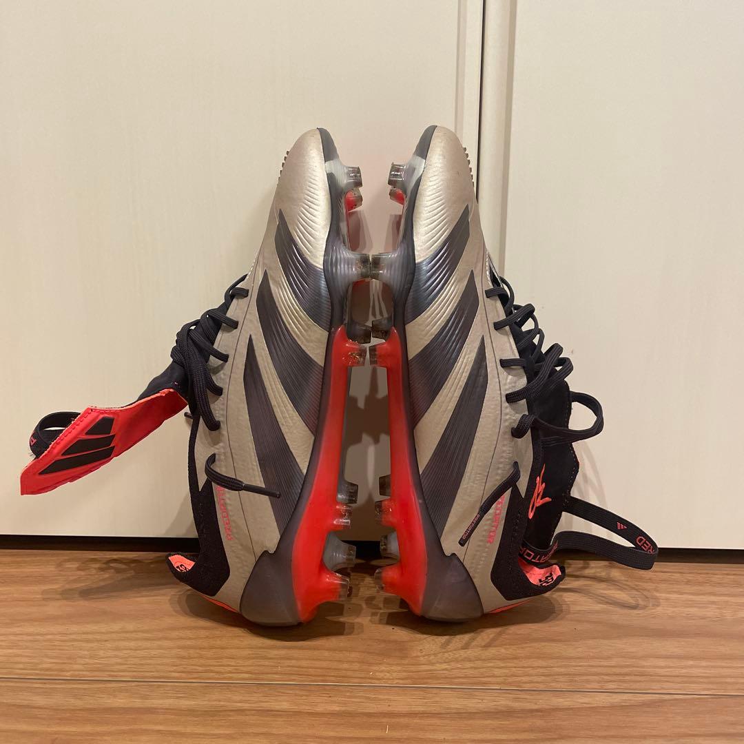 アディダス Predator シューズ シルバー/ピンク