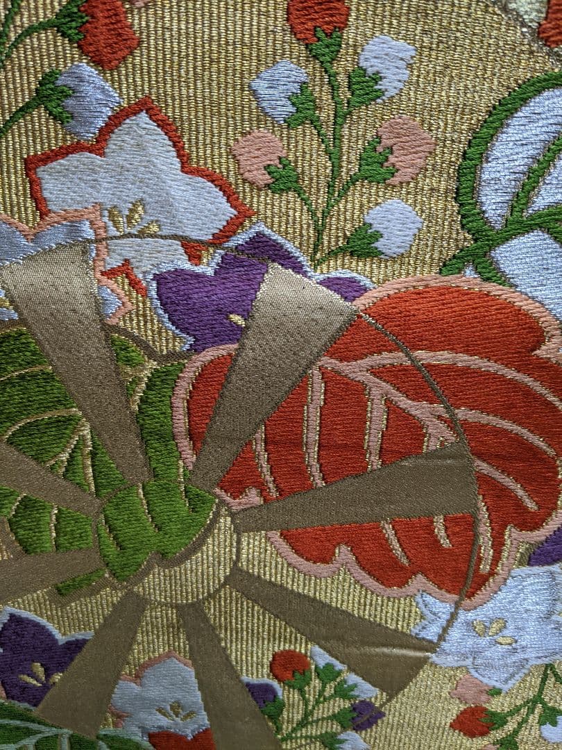 振袖用アンティーク帯全通4.5m