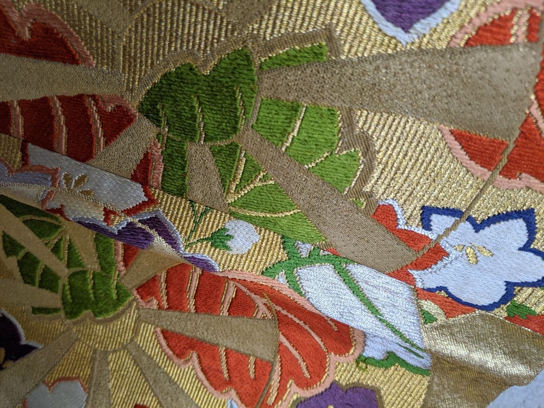 振袖用アンティーク帯全通4.5m