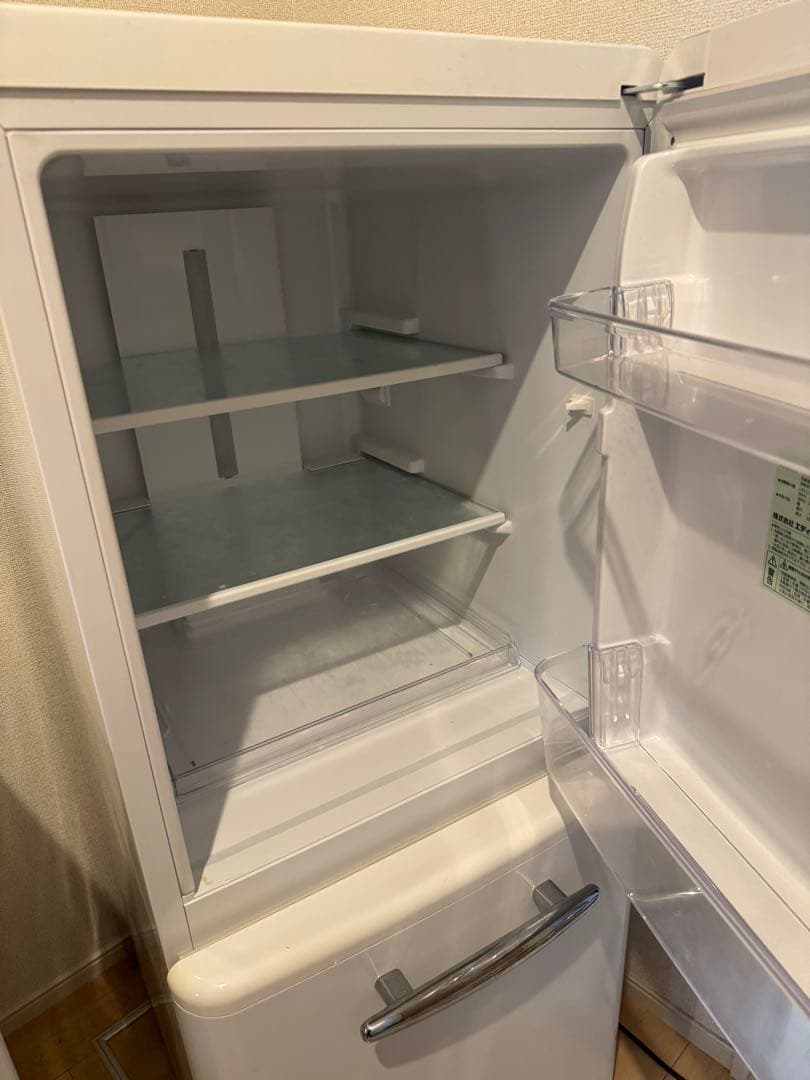 e angleレトロ調 冷蔵庫 ANG-RE151-A1 エディオン 2020年