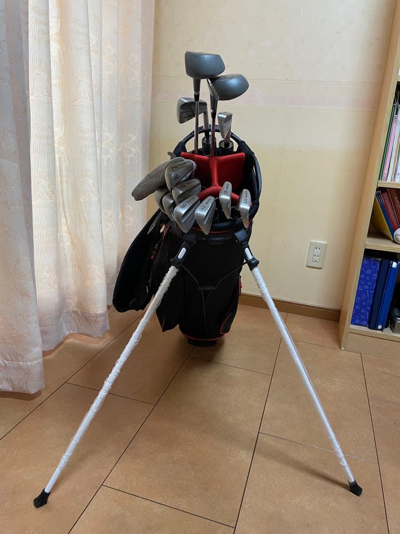 テーラーメイド　キャディバッグ　スタンド　12本セット＋7番　ゴルフセット