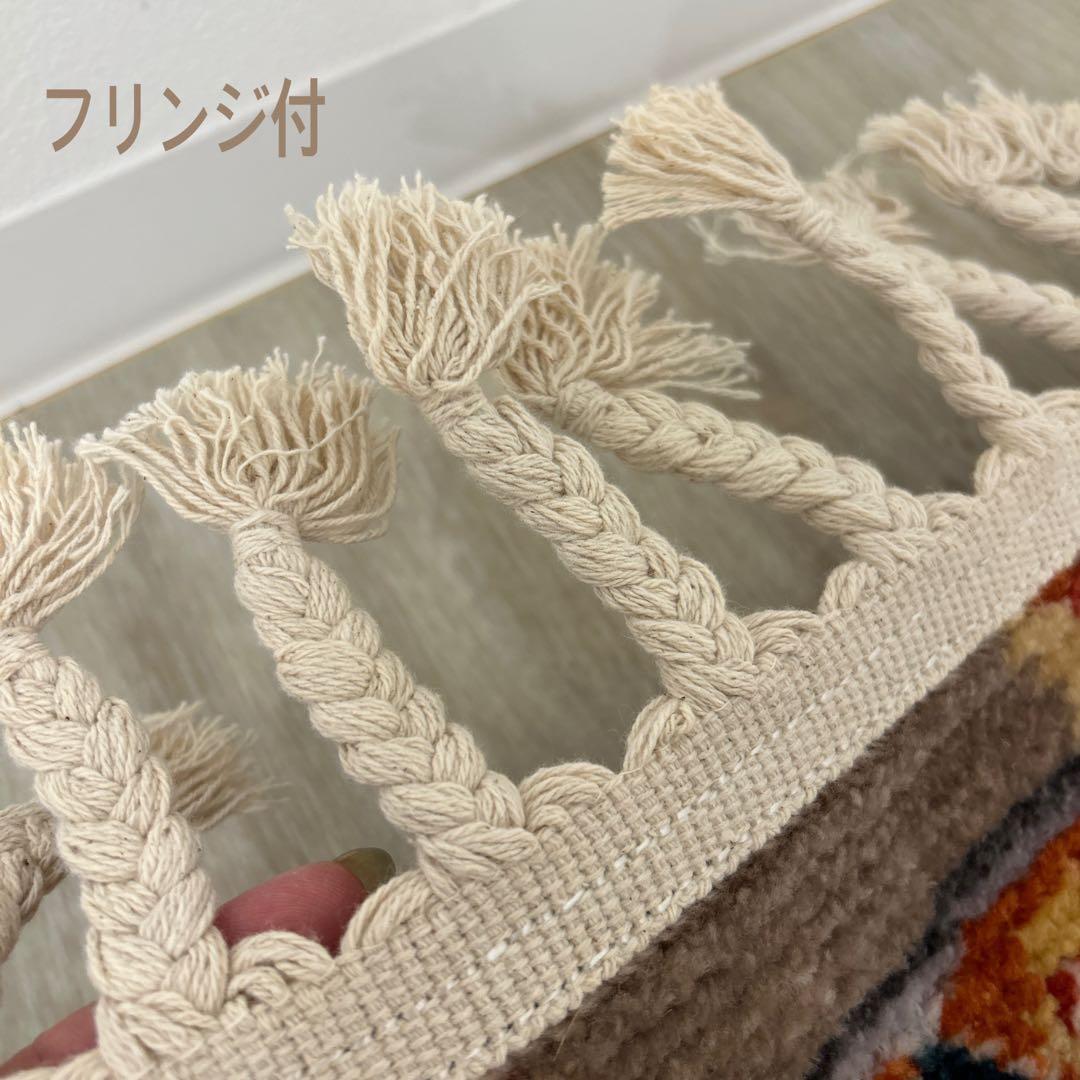 新品☆玄関マット ヴィンテージ風 ラグ キリム柄 ウィルトンラグ カーペット