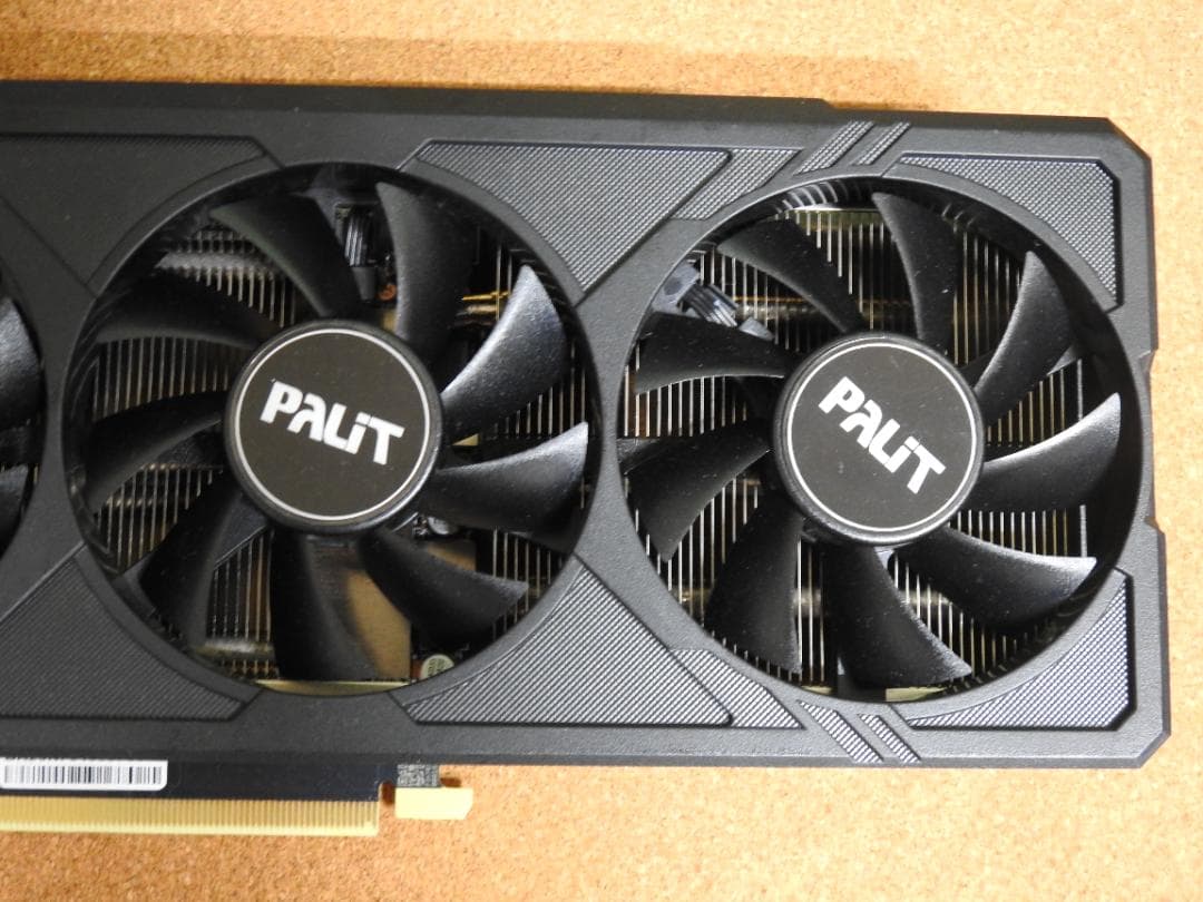 Palit RTX 4060 Ti 16GB JetStream 動作確認済み