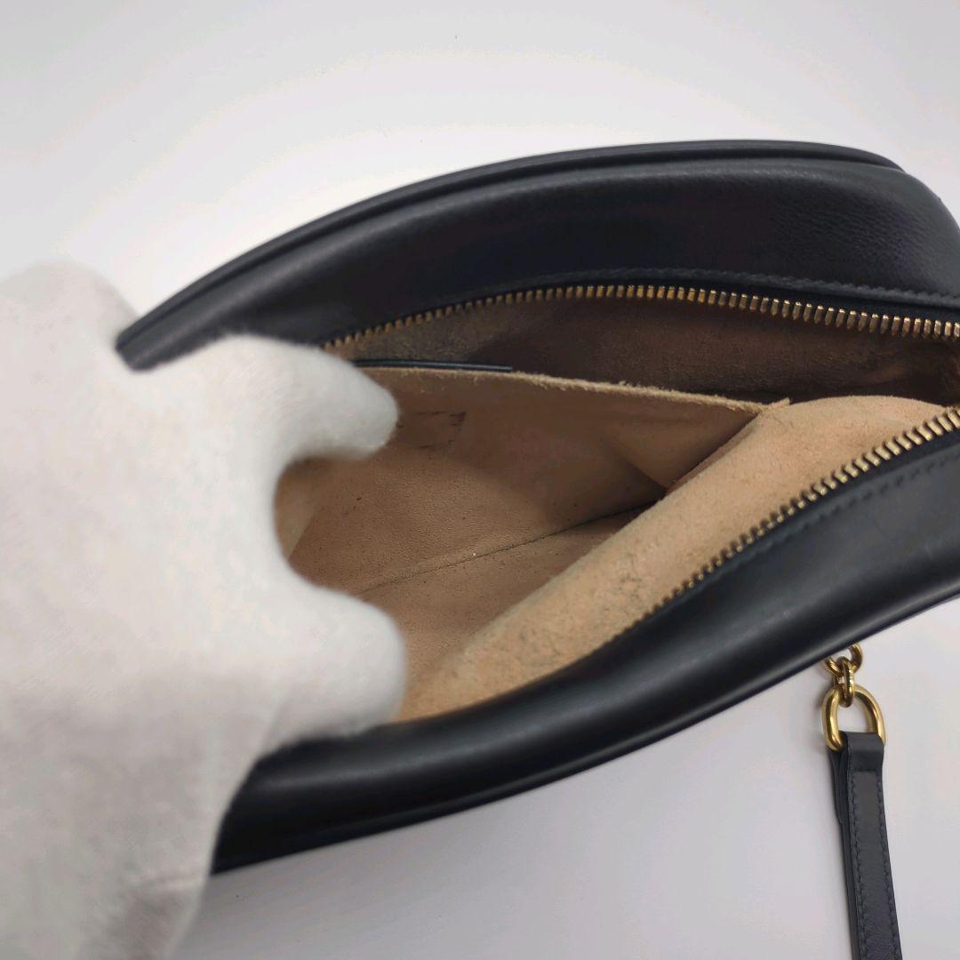 【人気モデル・美品】グッチ☆チェーンショルダー マーモント キルティング レザー