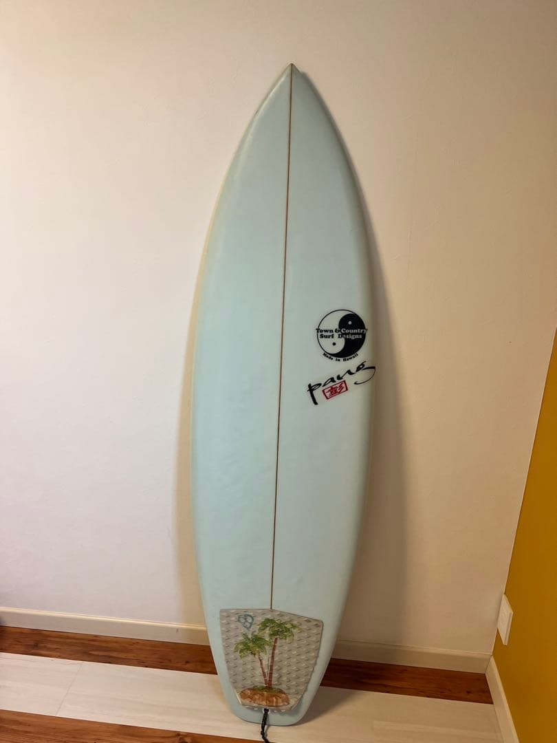手渡し限定‼︎TOWN&COUNTRY グレンパングサーフボード　フィン付き