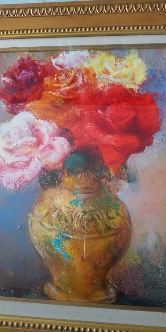 薔薇     (工藤和男画伯作の薔薇)