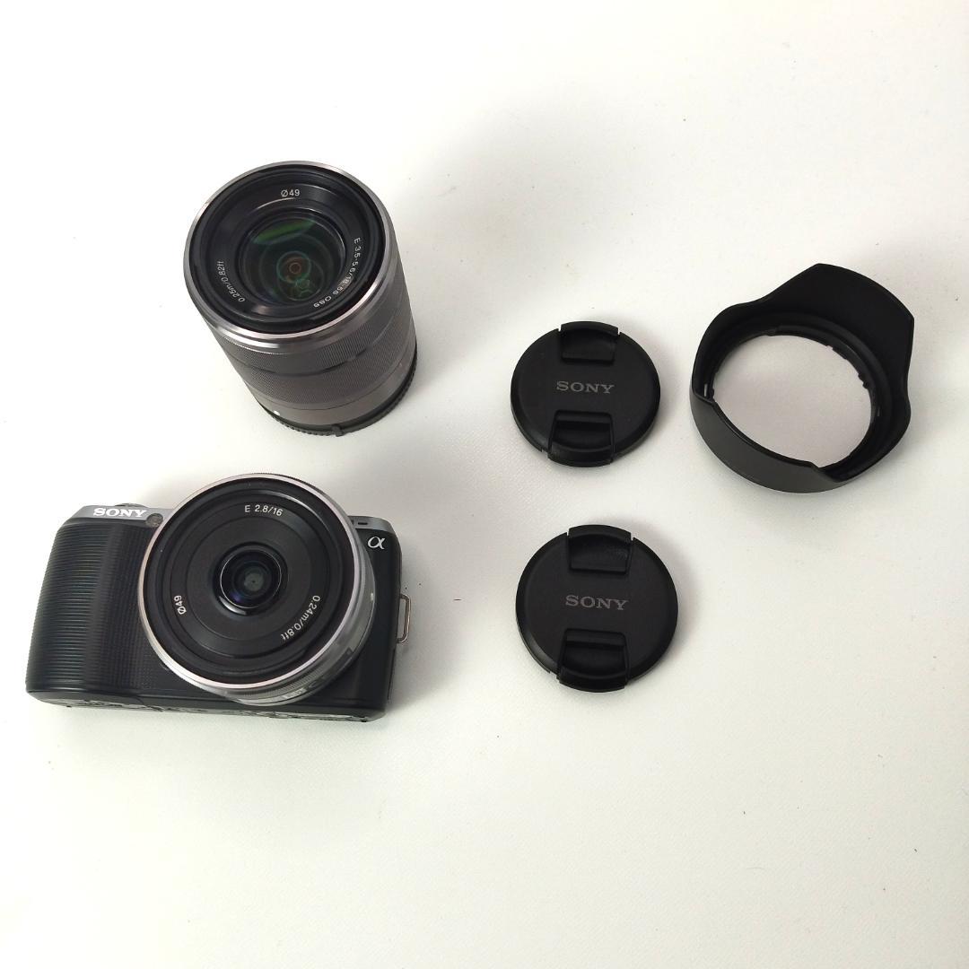 SONY ミラーレス一眼 α NEX-C3 ダブルレンズキットブラック