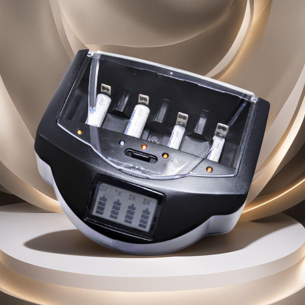 リフレッシュ機能付き単1?単4・9V電池充電器