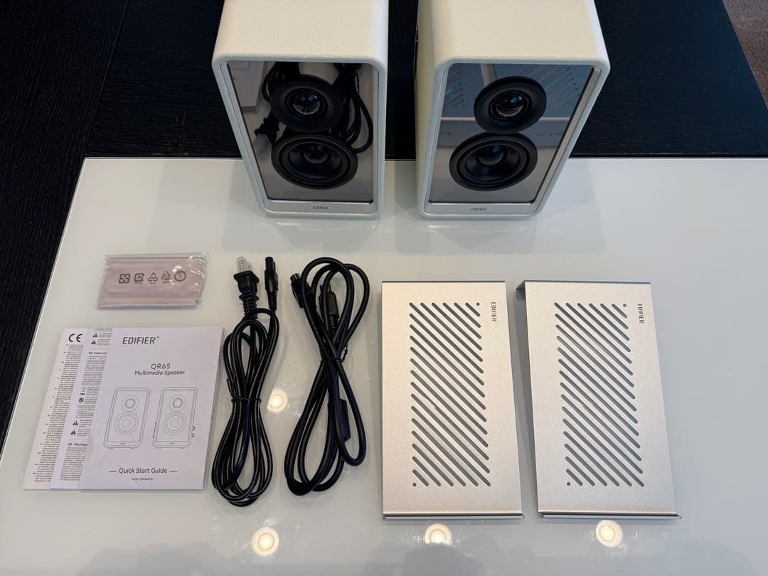 ★新品同様・未使用品★ EDIFIER QR65 ホワイト スピーカー