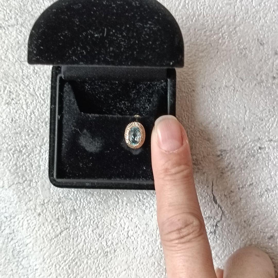 tatsuonagahata　タツオナガハタ　ピアス　アクアマリン　K10