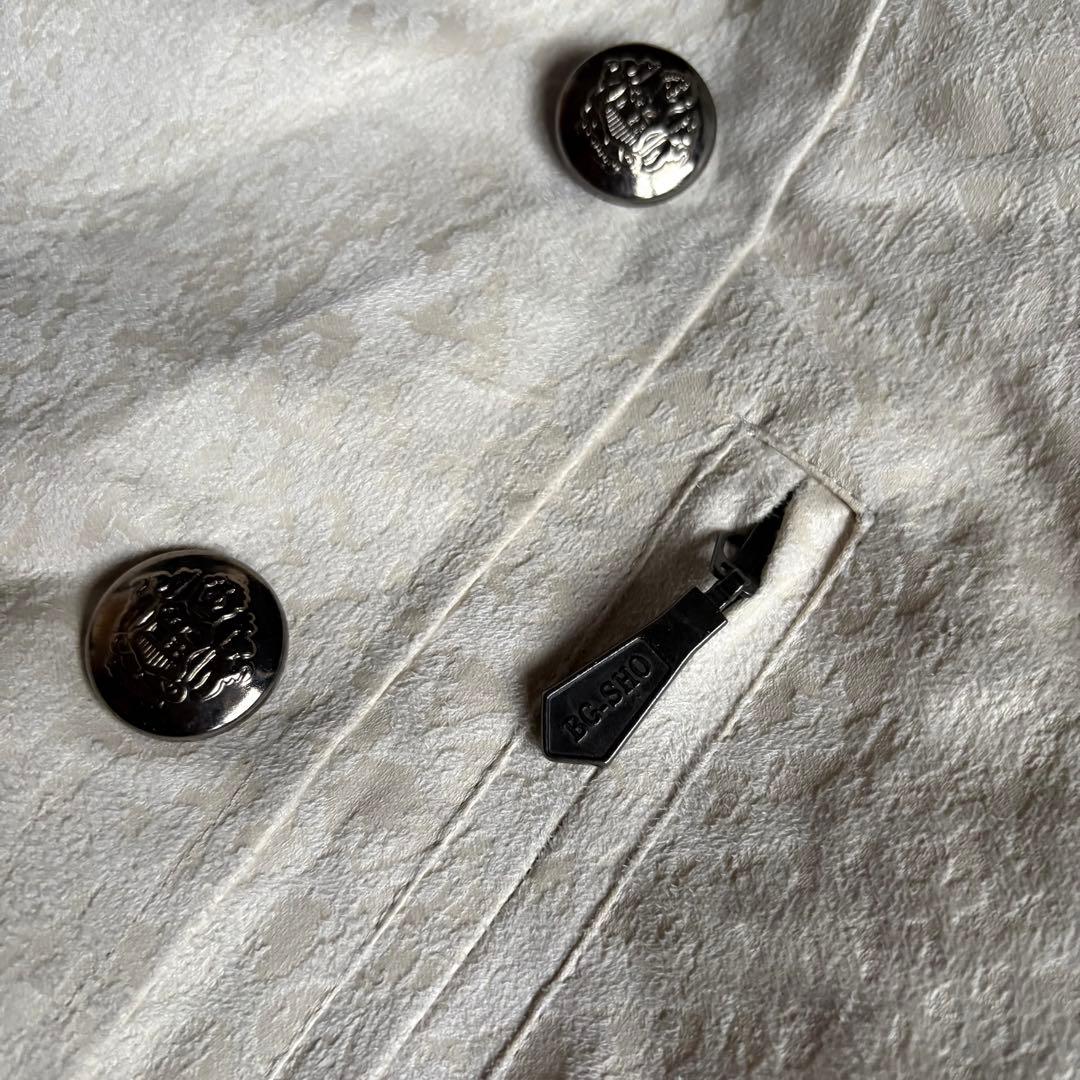 【00s archive】ファー付き　コート　蛇柄　y2k お兄系　ギャル男