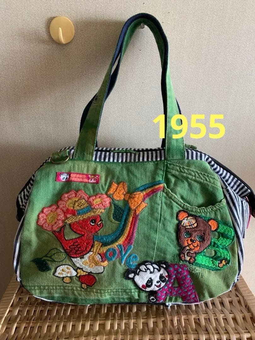 【anz.】ワイヤー口金ボストンバッグ(L)×3、ぽってりトートバッグ×2