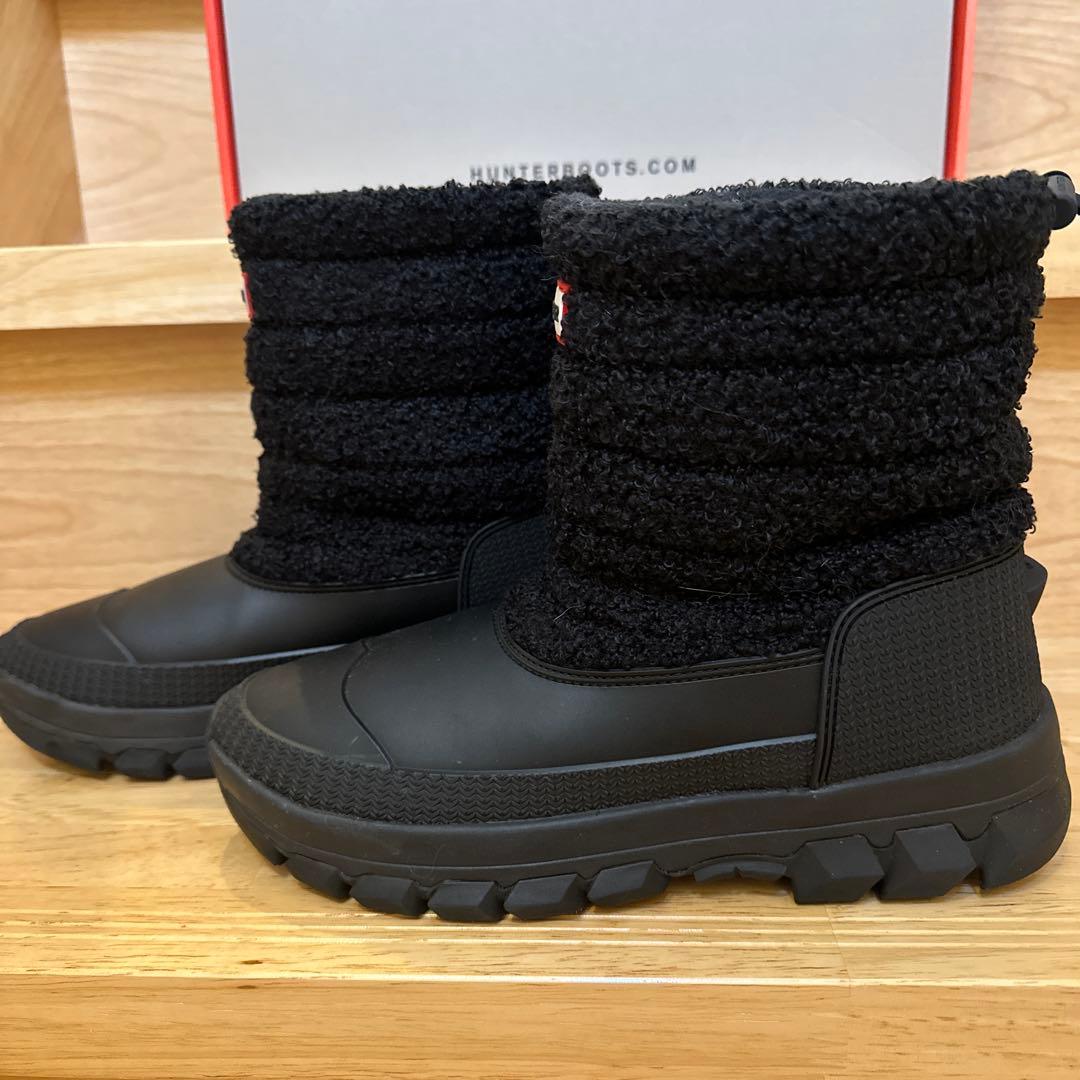 靴 HUNTER WOMEN SHERPA  BOOT SHORT 24.5