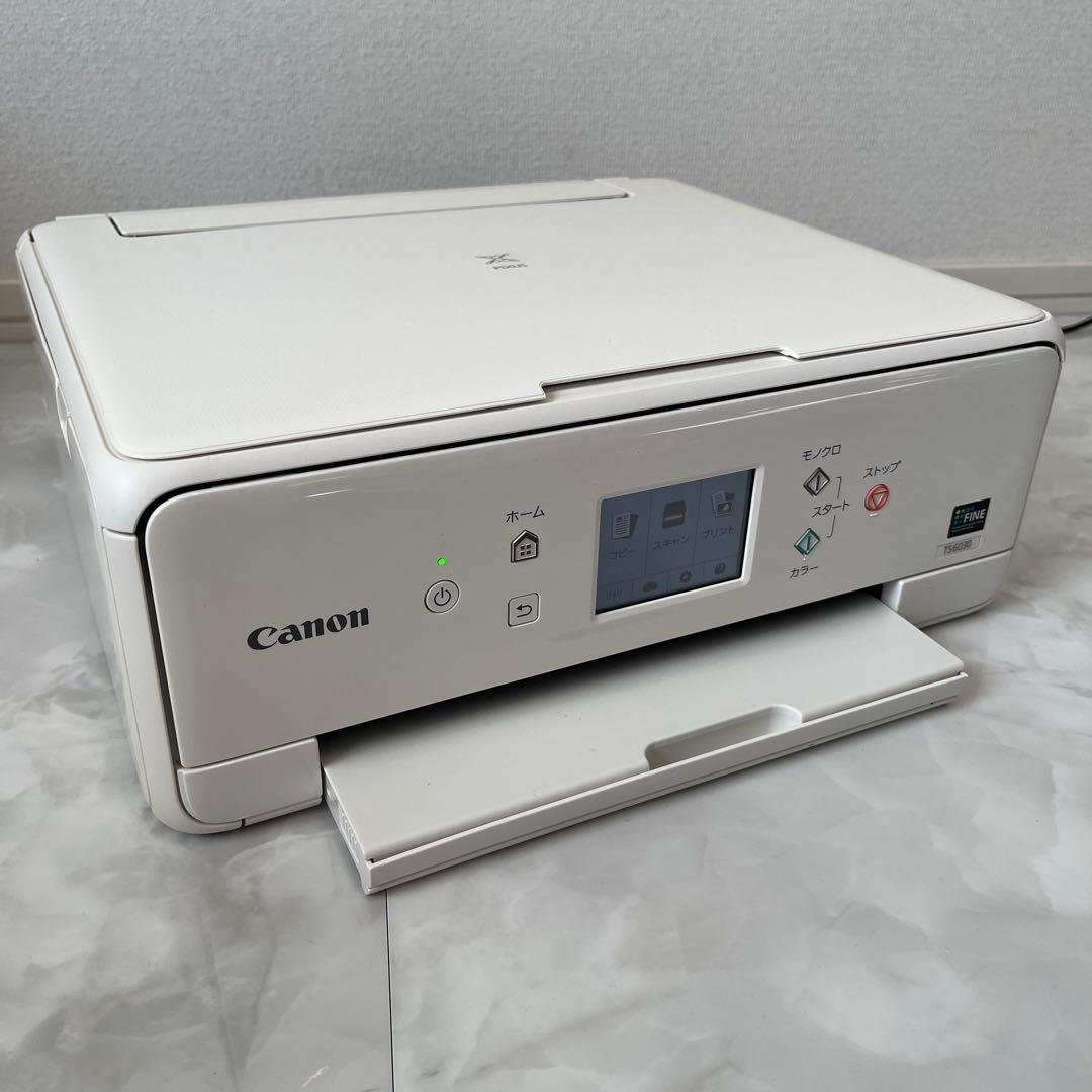 キャノンプリンター複合機TS6030動作確認済新品インク装着済Canonピクサス