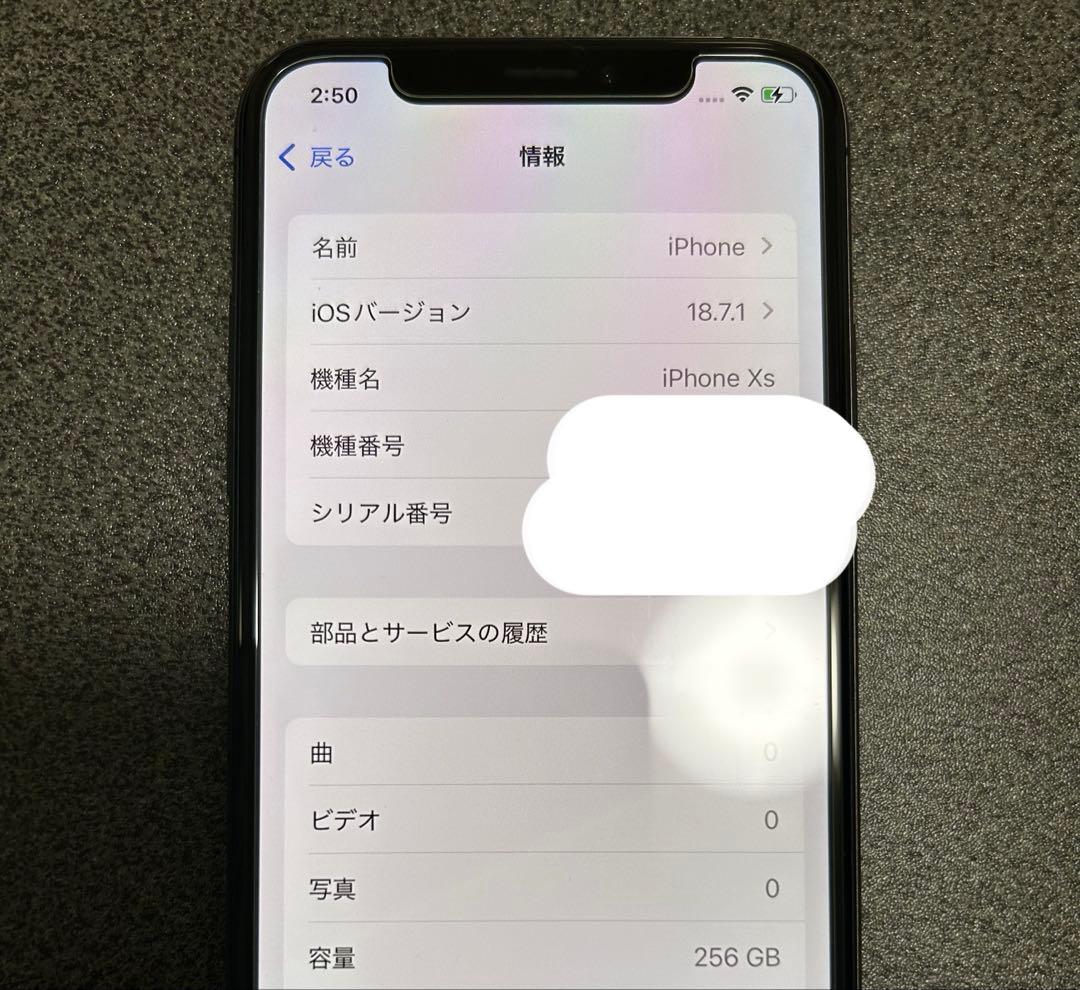Apple iPhone Xs 256GB 本体