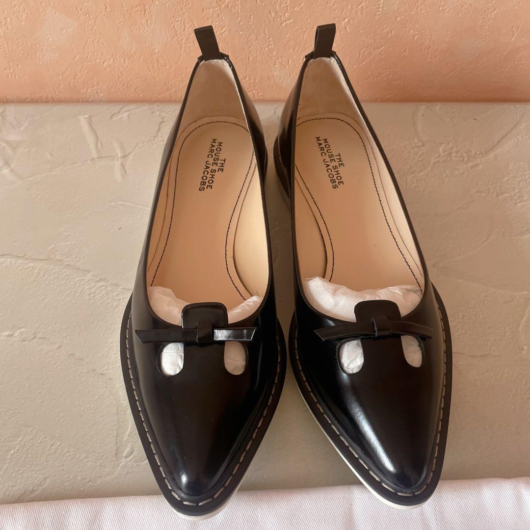 マークジェイコブ THE MOUSE SHOE ブラック 37
