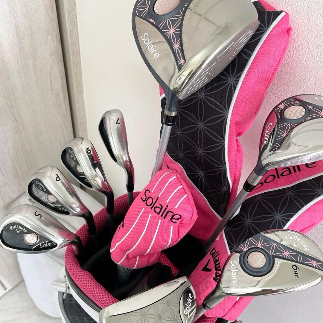 美品　現行最新モデル　キャロウェイ　ソレイユ　レディース　ゴルフクラブセット