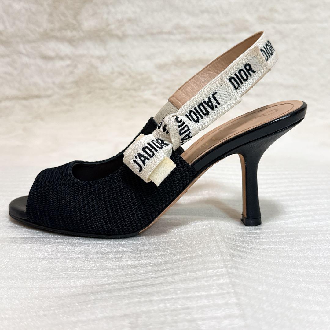 美品✨ ディオール スリングバックパンプス ミュール 34 ブラック