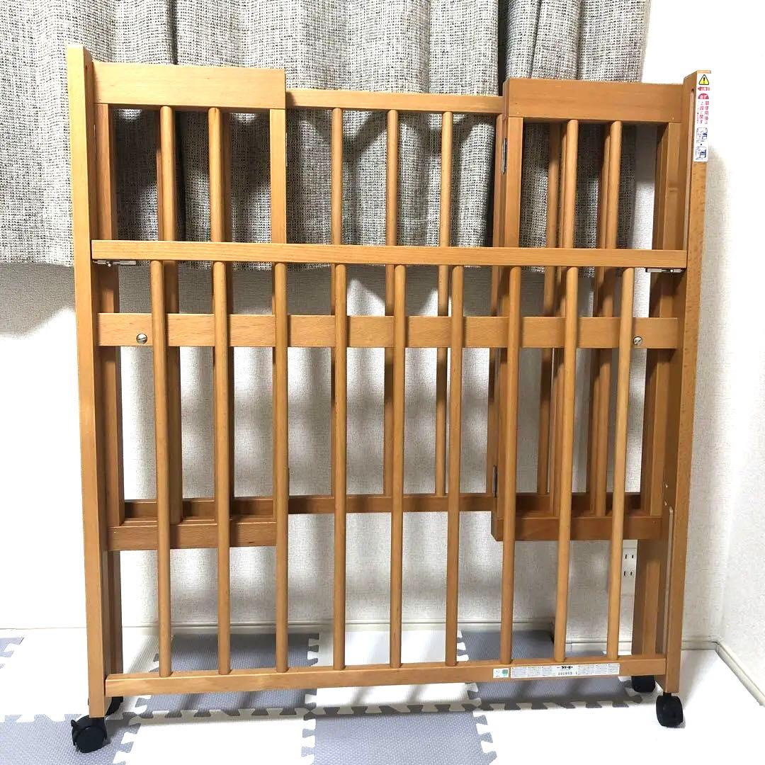 「ワンタッチハイベッド　クール★ミニ」 日本製ベビーベッド 石崎家具