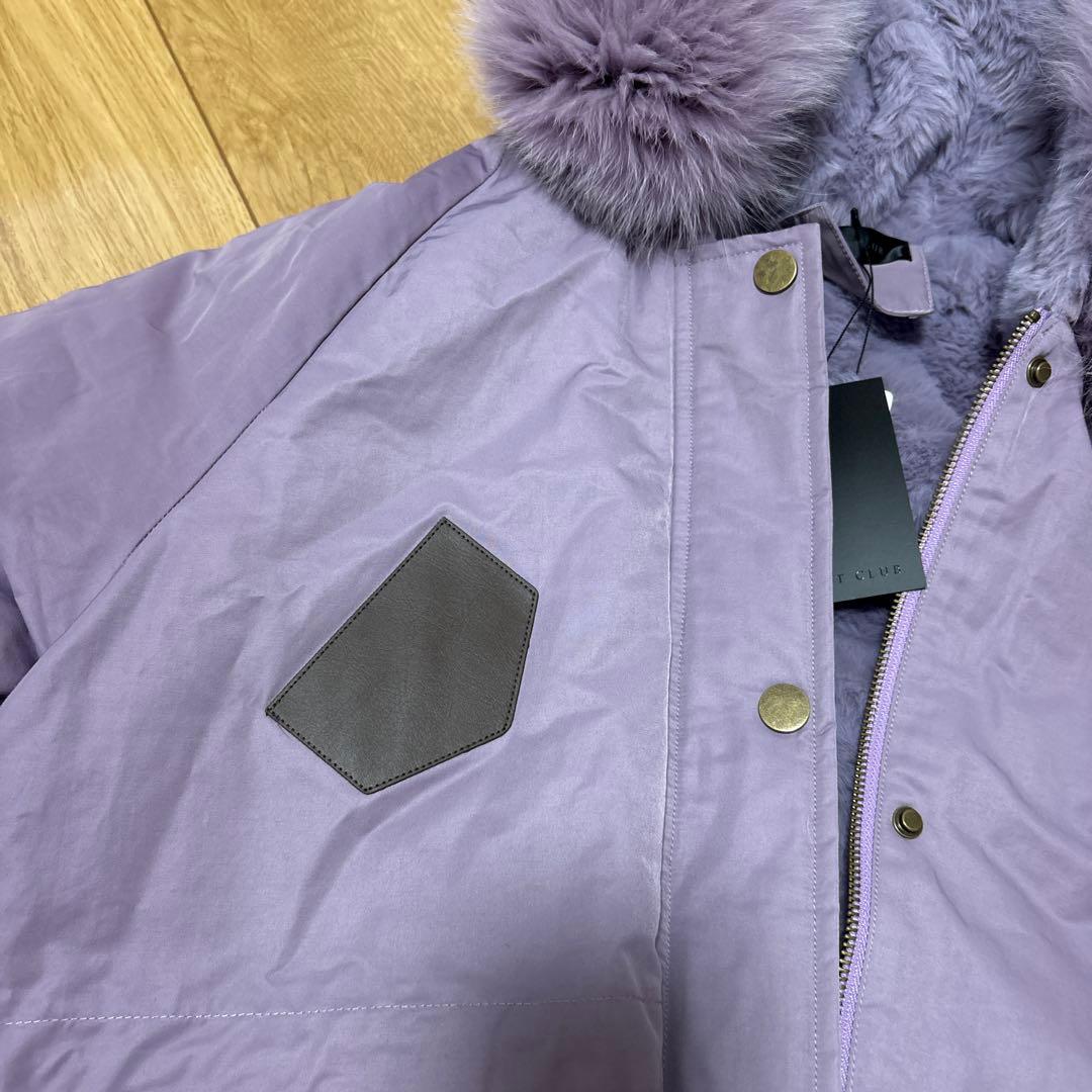 最終値下げ　新品　タグ付き　スコットクラブ　モッズコート　ファー