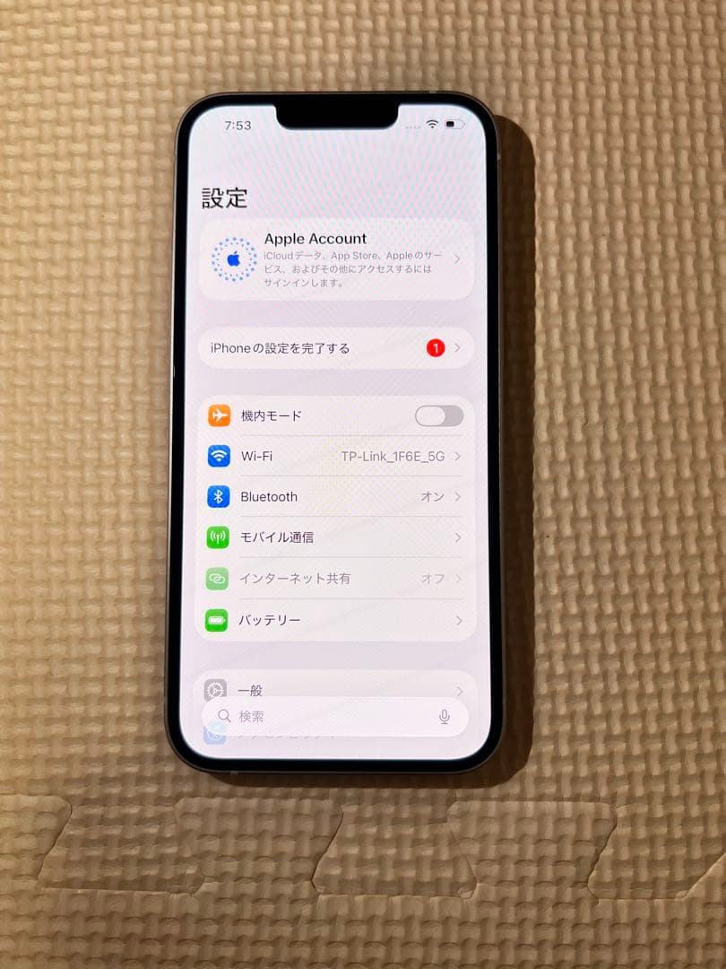 美品 iPhone 13 512GB ピンク 本体 SIMロック解除