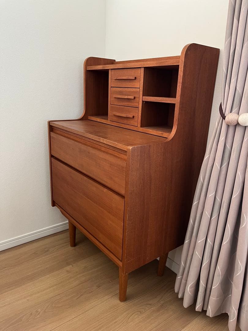 ライティングデスク　ライティングビューロー　北欧　学習机　中古　美品