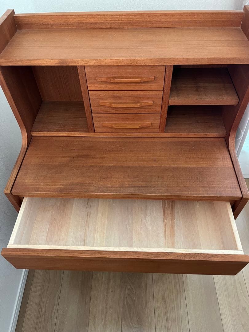 ライティングデスク　ライティングビューロー　北欧　学習机　中古　美品