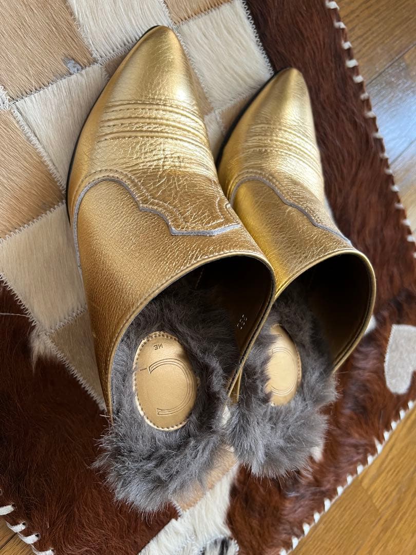 C ME ゴールドブーツcityshop 26cm