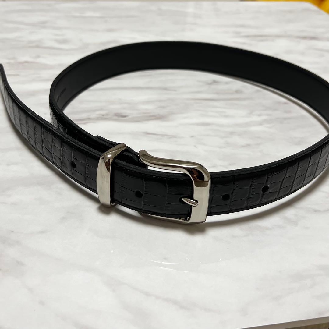 オリジナルバックルレザーベルト