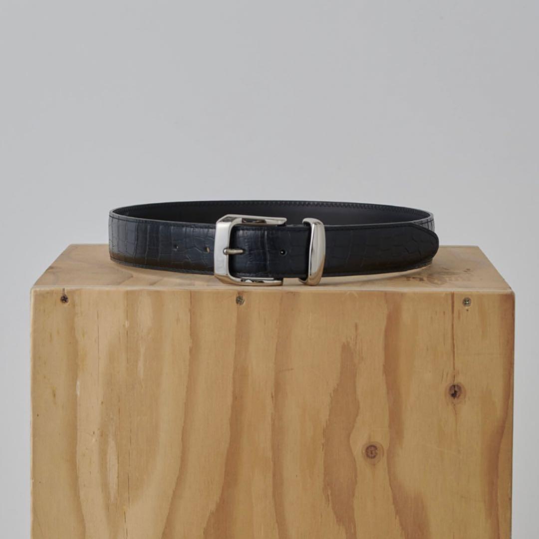 オリジナルバックルレザーベルト