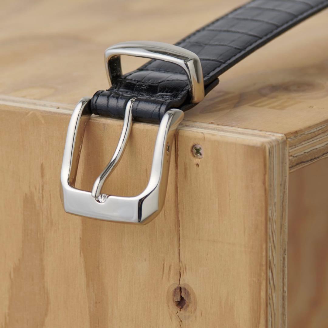 オリジナルバックルレザーベルト