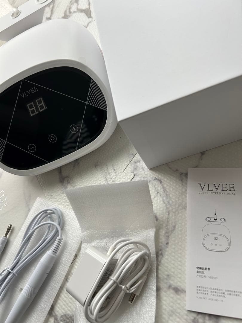 VLVEE 美容器 デジタル表示 シミケア機器 低周波 シミ取り