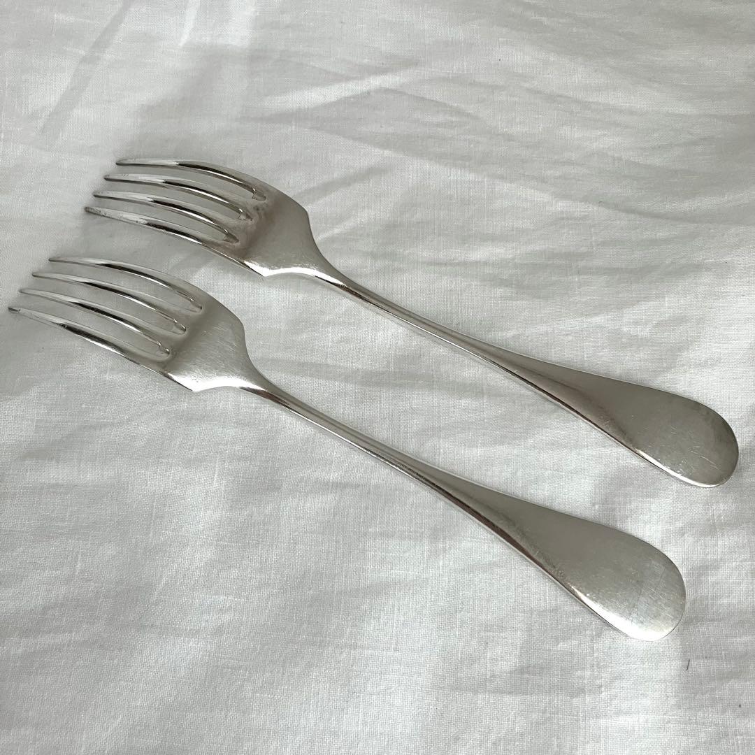 19世紀 フランス CHRISTOFLE アンティーク フォーク スプーン