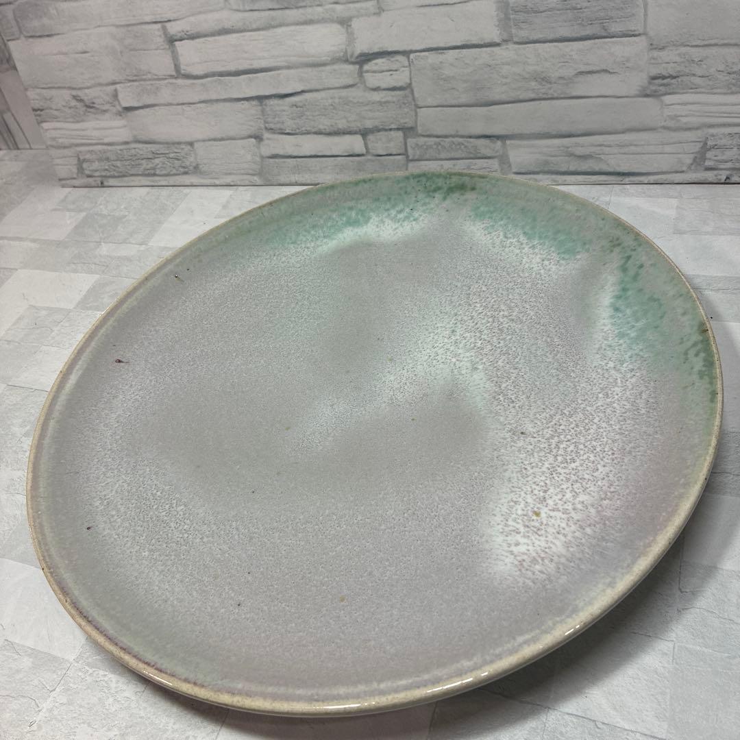 芦原焼窯元 均窯 久世天聲 大皿