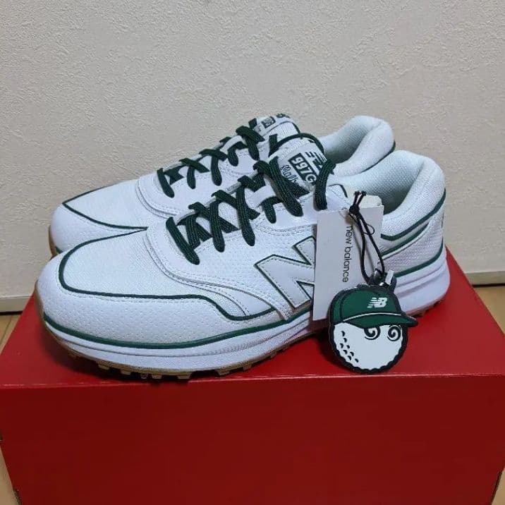 値下げ ニューバランス MALBON GOLF X 997Gホワイト 26.0
