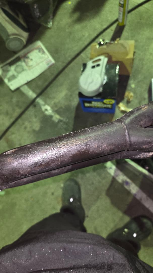 根掛かり　XJR400　イノブレ2外伝　テールパイプのみ