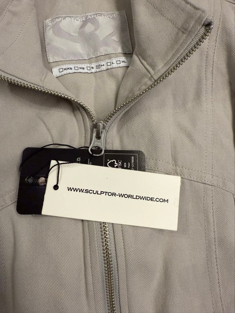 ワンピース SCULPTOR cargo zip-up dress