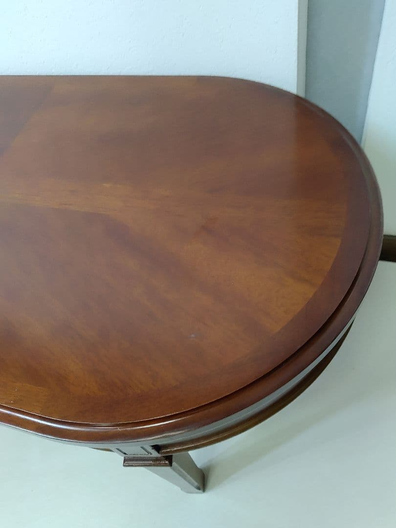 マルニ木工 地中海 センターテーブル 楕円形引き出し付き クラシカル