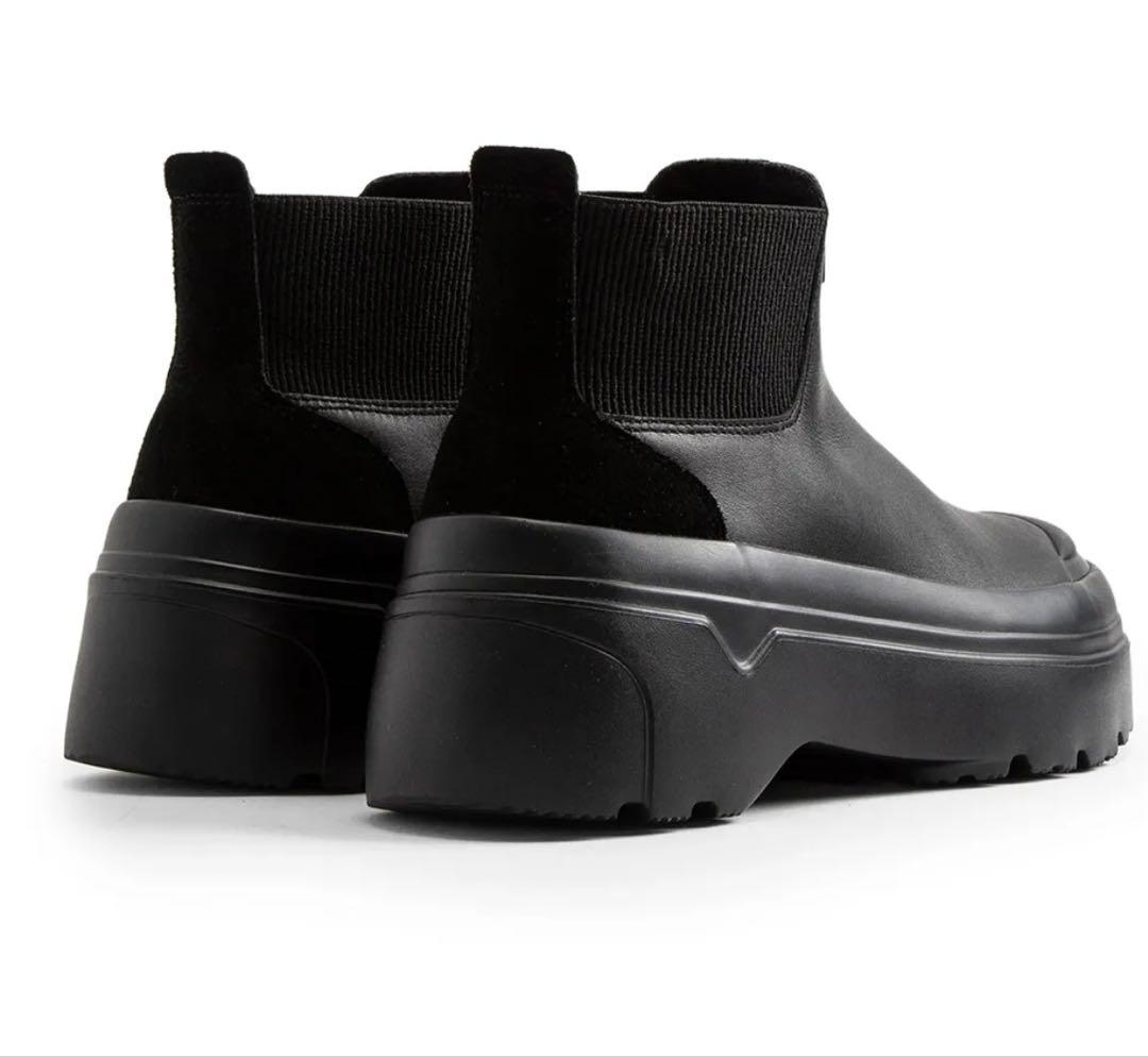 リファインド エクスプローラー プルオン レザー ブーツ　厚底ブーツ