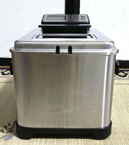 揚げ物　機械　卓上フライヤー 　ステンレススチール製 温度調節機能付き⭐注意⭐