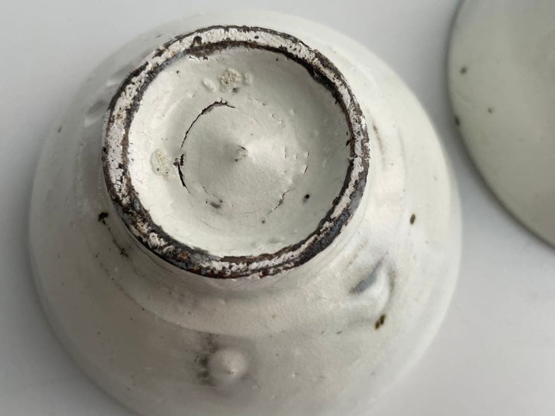 陶芸家　小林東五　粉引　盃　小碗　汲出　番茶器　李朝　粉吹　對州