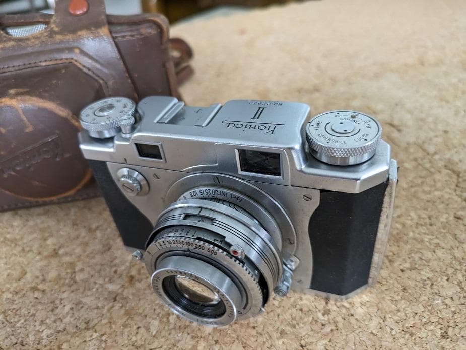 貴重！渋い！かっこいいコニカⅡ　アンティークカメラ