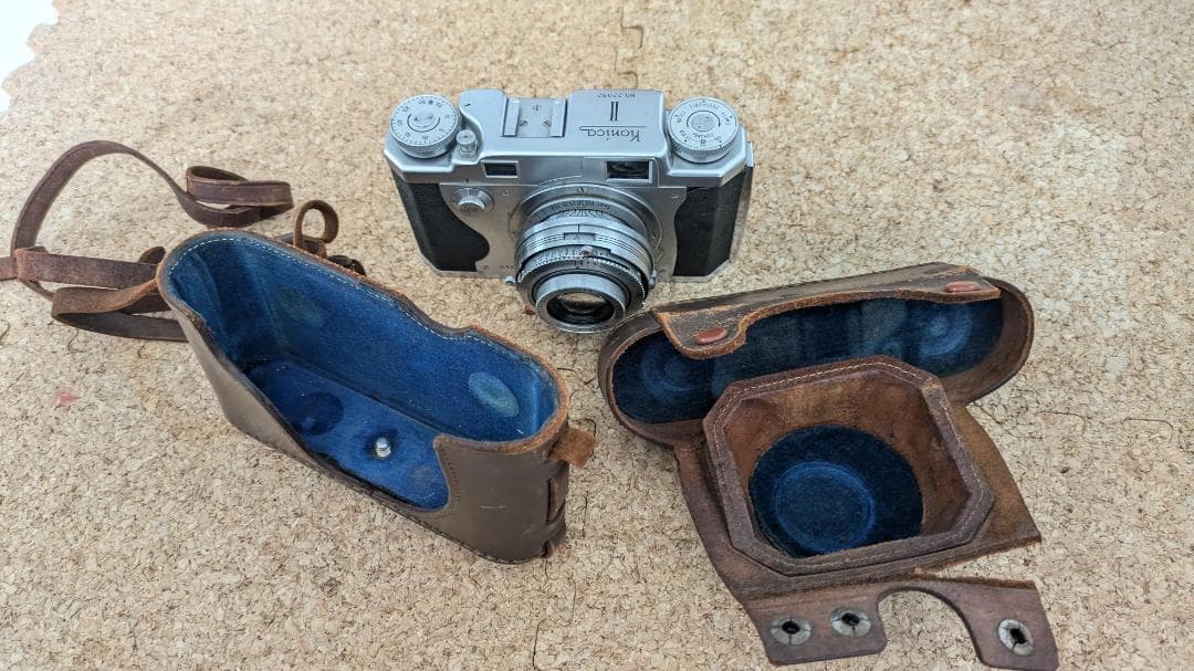 貴重！渋い！かっこいいコニカⅡ　アンティークカメラ